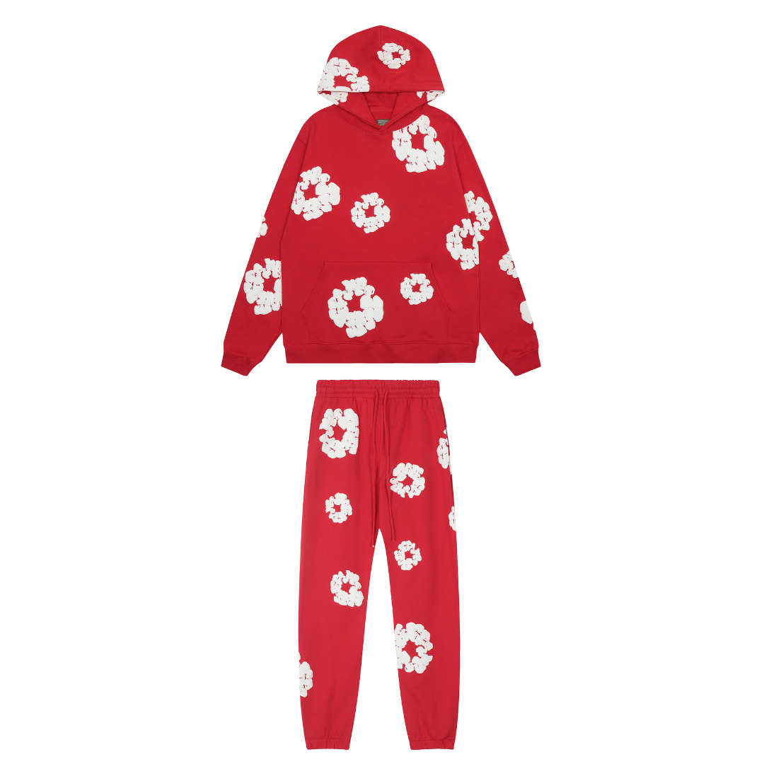 Denim Trs Red Tracksuit – SANTO